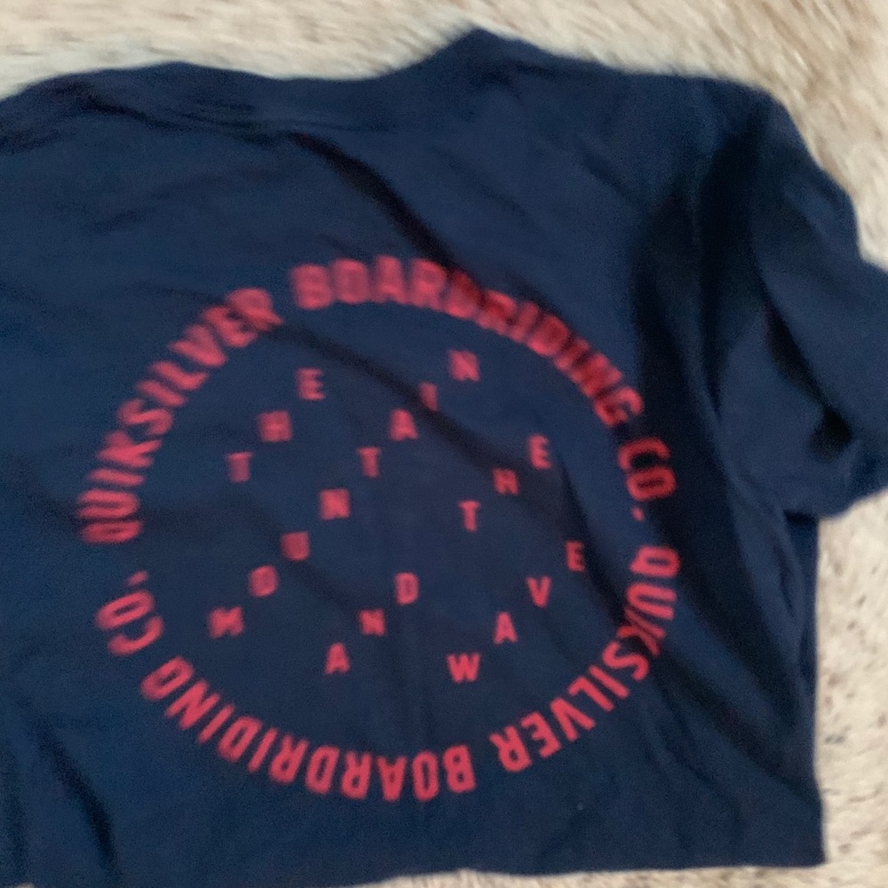 navy quicksilver tshirt - Picture 3 of 3
